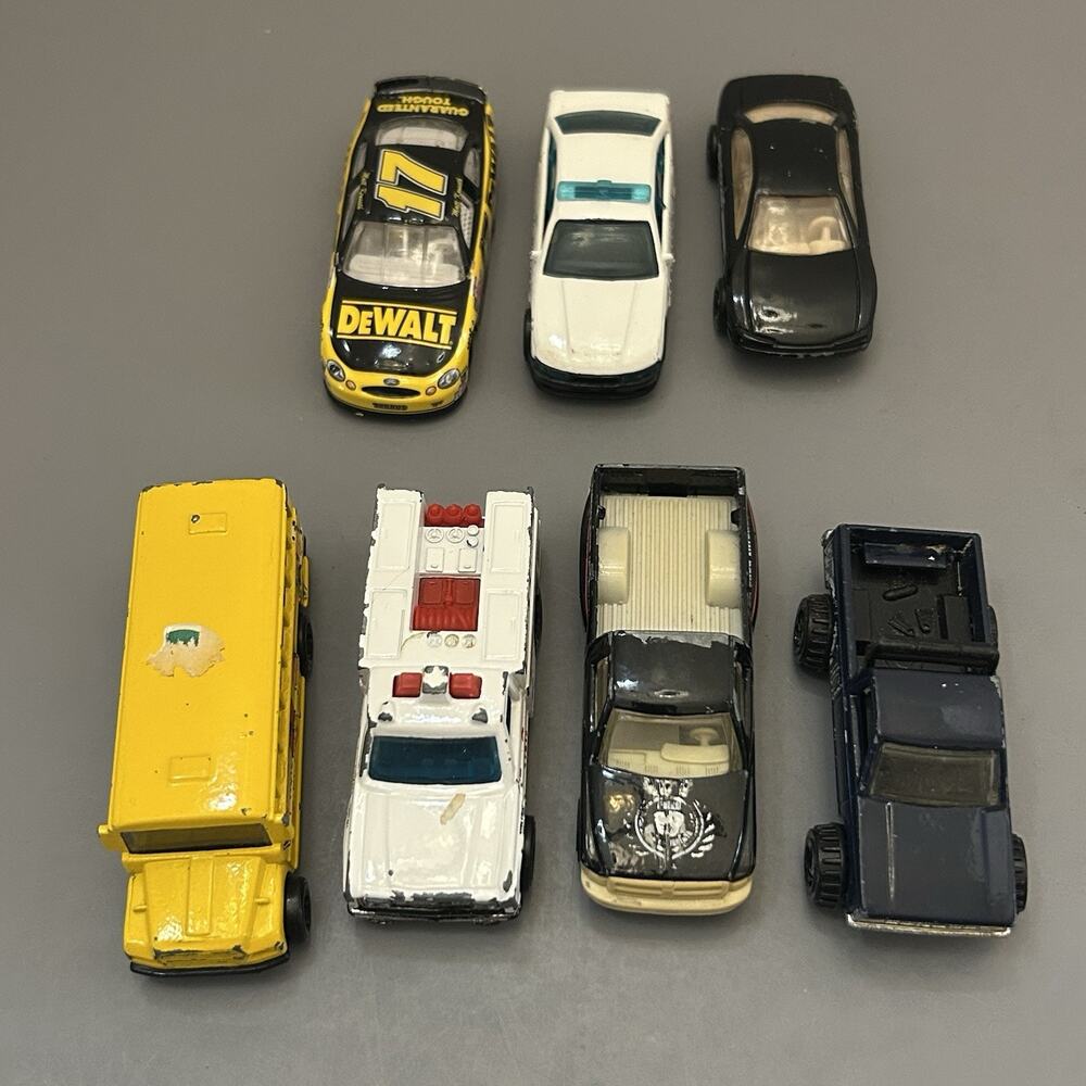 Hot Wheels Lot of 7 Die Cast Made in Thailand 80’s and 90’s Vehicles VTG 'READ'